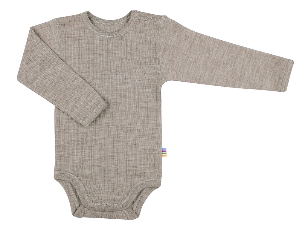 Joha Baby Unisex Body langarm reine Merino-Wolle