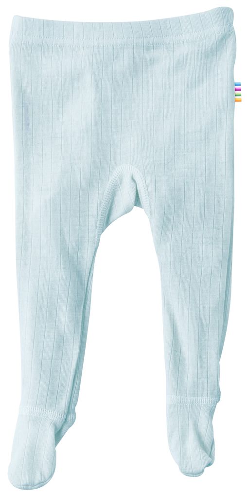 Joha Baby Unisex Leggings mit Fuß aus reiner Merinowolle natur