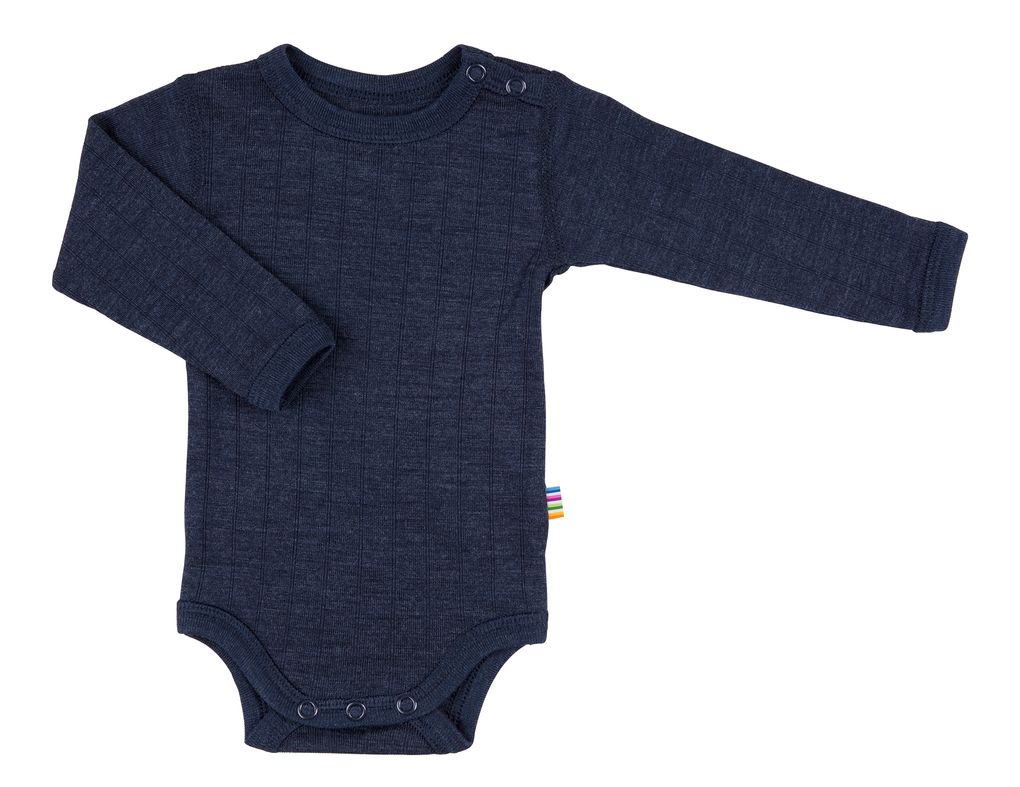Joha Baby Body langarm aus Merino-Wolle/Seide