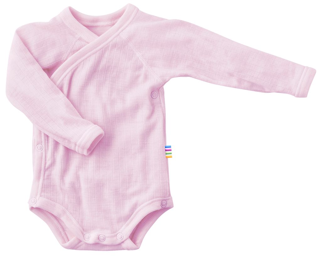 Joha Baby Jungen Mädchen Wickel-Body langarm Merino-Wolle