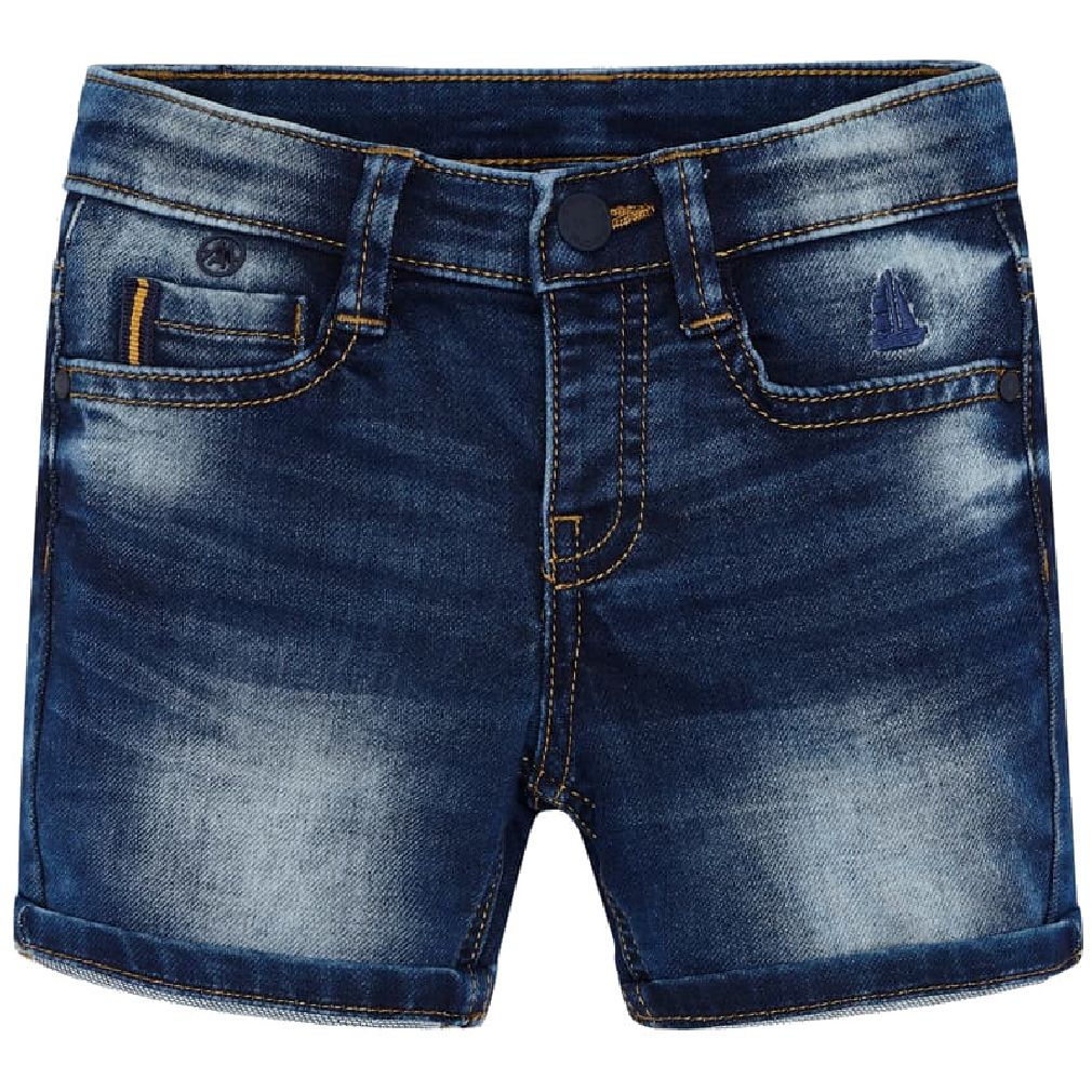 Kinder Jeans Shorts blue denim front