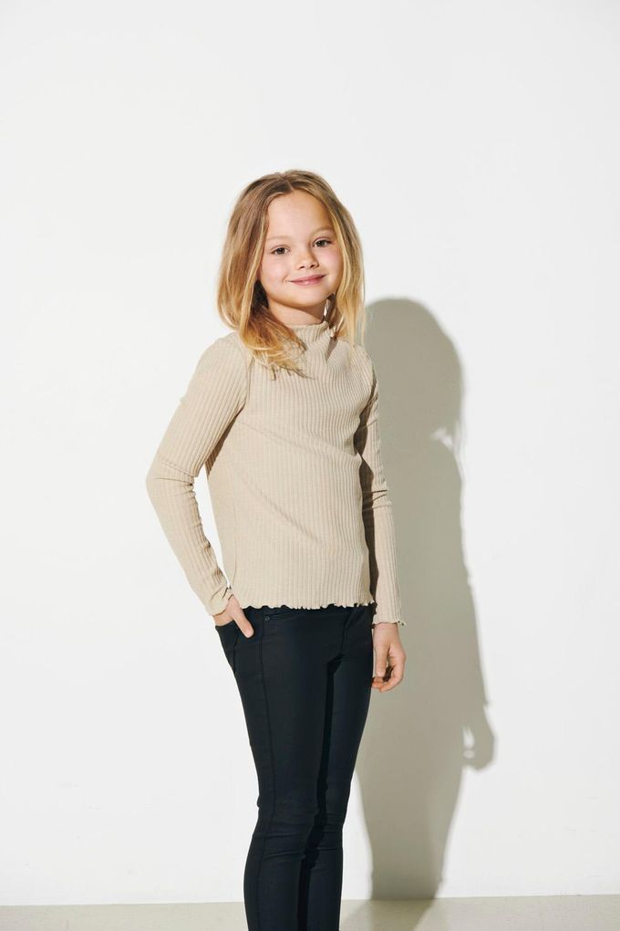 Kids Only Mädchen Langarmshirt KONNELLA L/S HIGH NECK TOP JRS