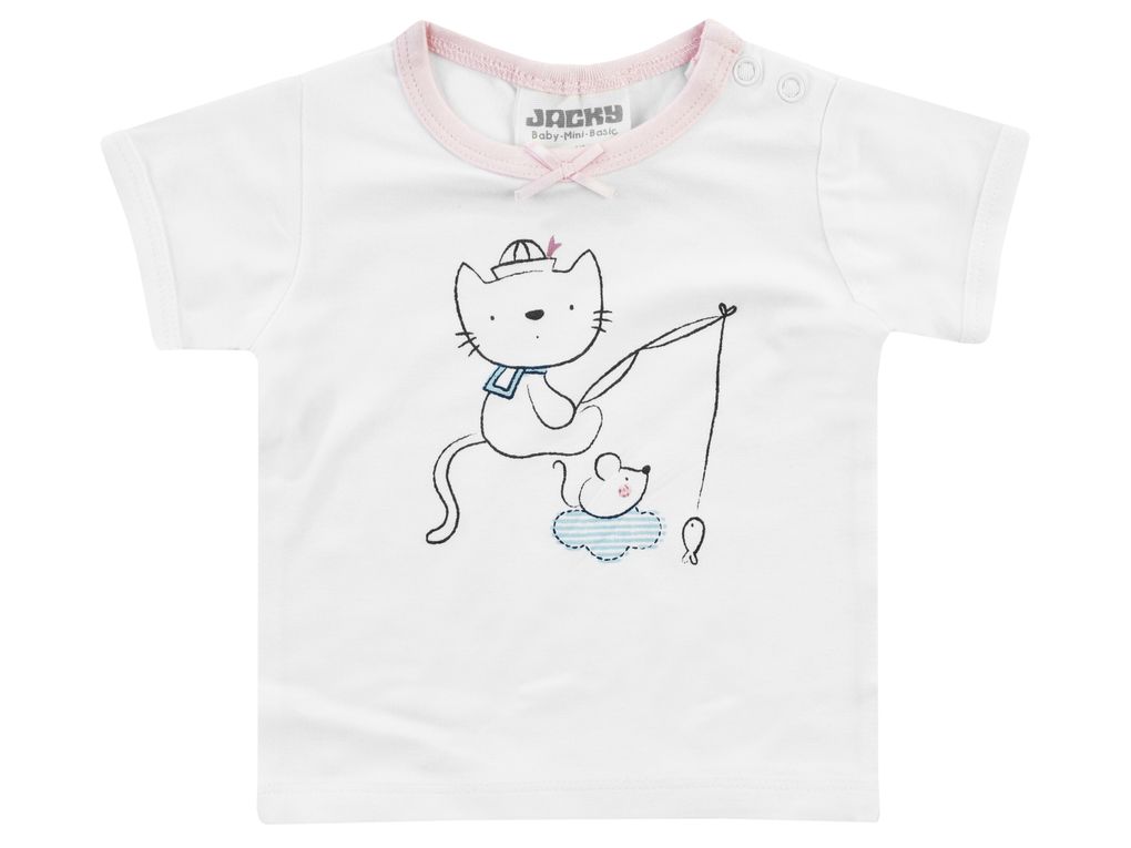 Jacky Baby Mädchen Bambus T-Shirt kurzarm BAMBOOLINA