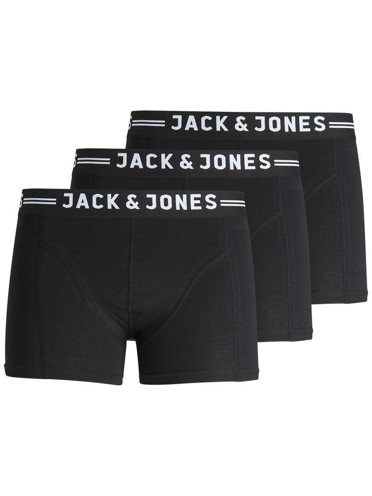 Jack & Jones Jungen Boxershorts 3er Pack Unterhosen SENSE TRUNKS 3-PACK JR