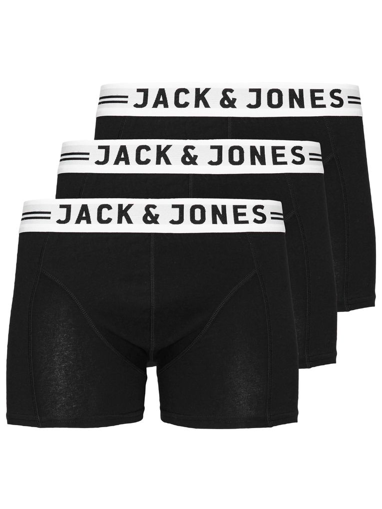 Jack & Jones Jungen Boxershorts 3er Pack Unterhosen SENSE TRUNKS 3-PACK JR