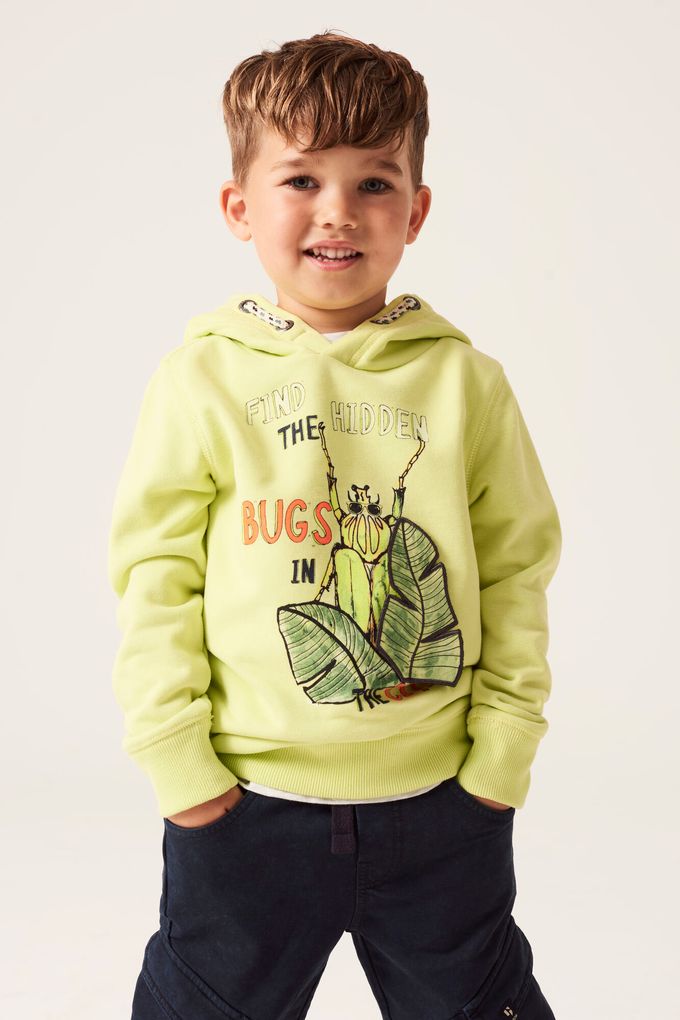 Garcia Jungen Hoodie Kapuzen-Sweatshirt Käfer