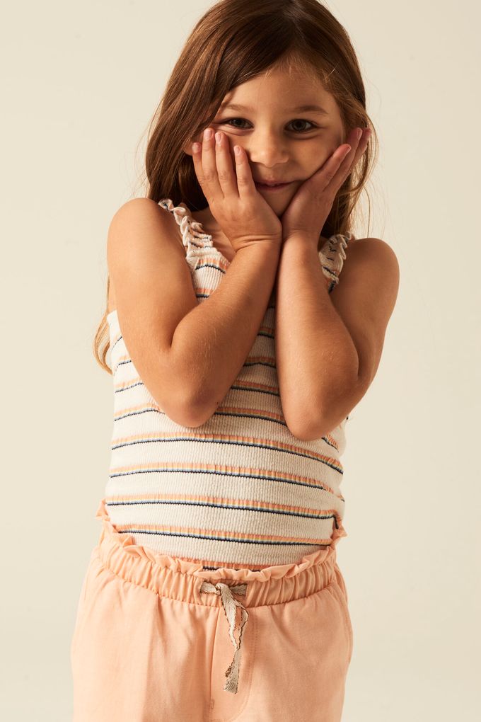 GRATIS MIT GUTSCHEIN Garcia Mädchen Top mit Rüschenträger