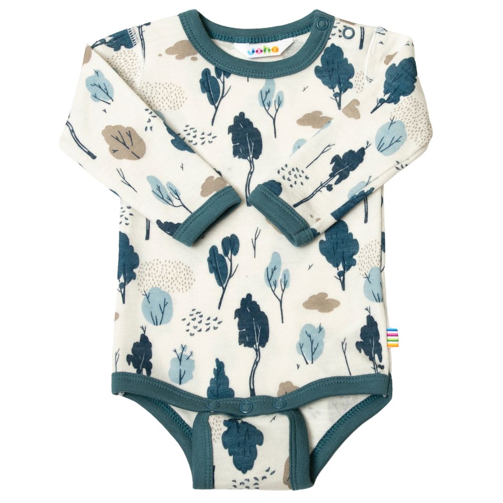 Joha Baby Mädchen Jungen Body langarm Merinowolle/Bio-Bambus