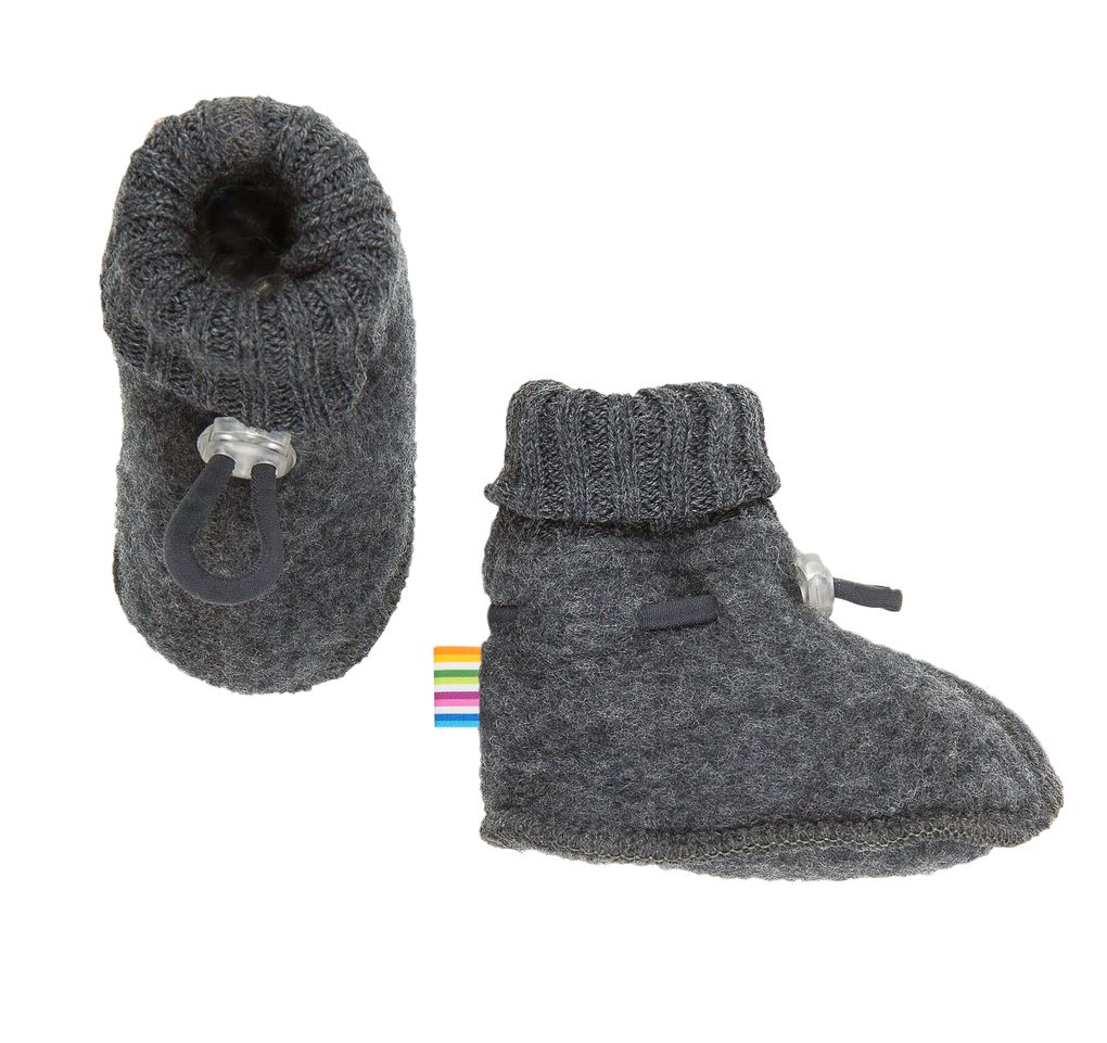 Joha Baby Mädchen Jungen Booties warme Schuhe Merino-Wolle