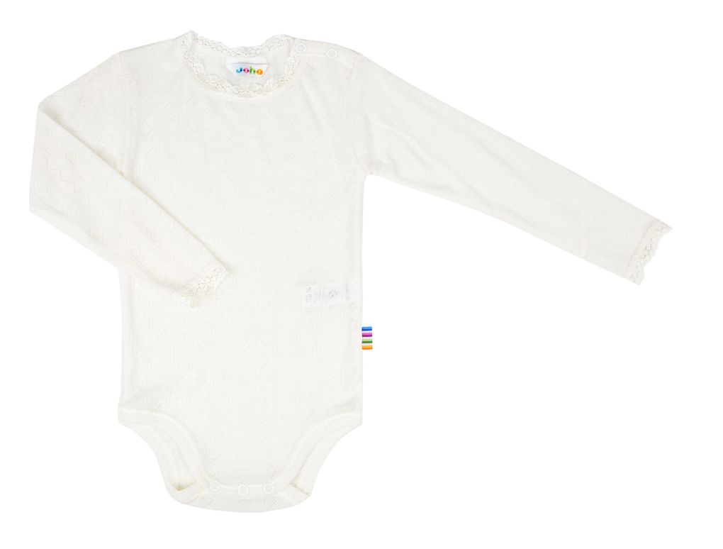 Joha Baby Mädchen Body langarm Merino-Wolle/Seide