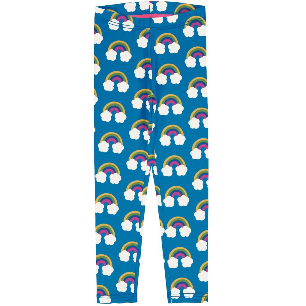 Maxomorra Mädchen Leggings Farm Rainbow