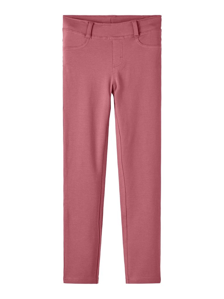 Name It Mädchen Sweat-Jeggings NKFJAVI SOLID SWE LEGGING UNB