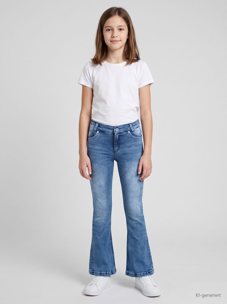 Blue Effect Flared Jeans für schlanke Mädchen