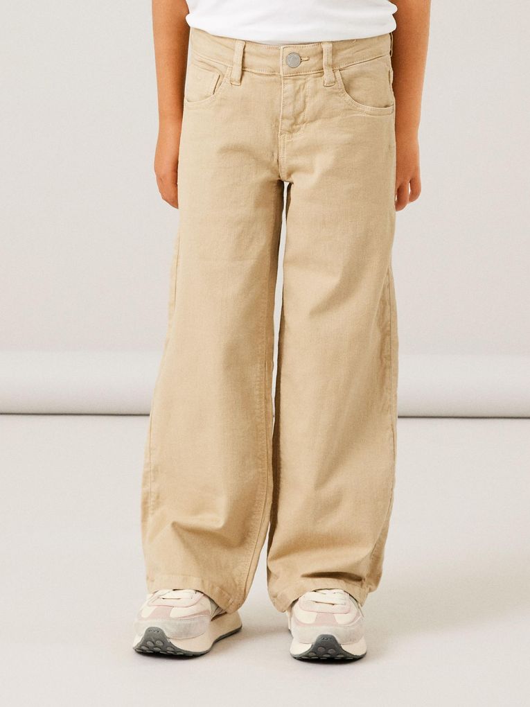 Name it Mädchen Wide Leg Twill-Hose NKFROSE WIDE TWI PANT