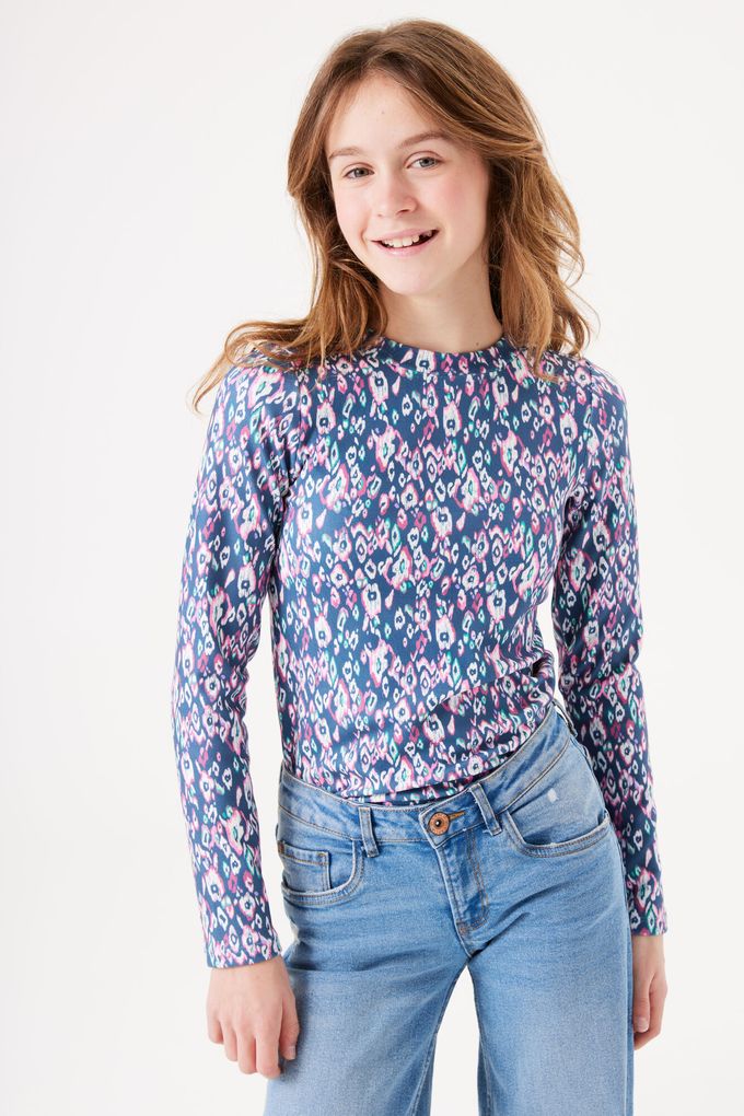 Garcia Mädchen Langarmshirt Allover Print