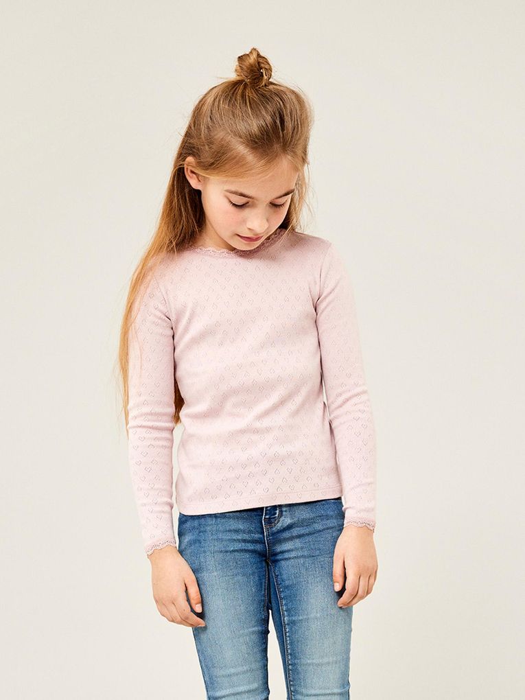 Name it Mädchen Langarmshirt NKFLITTE LS XSL TOP
