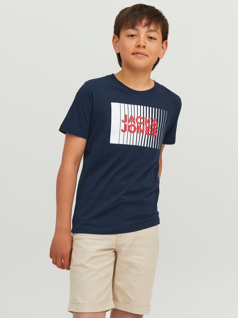 Jack & Jones Jungen T-Shirt JJECORP LOGO TEE PLAY O-NECK JNR