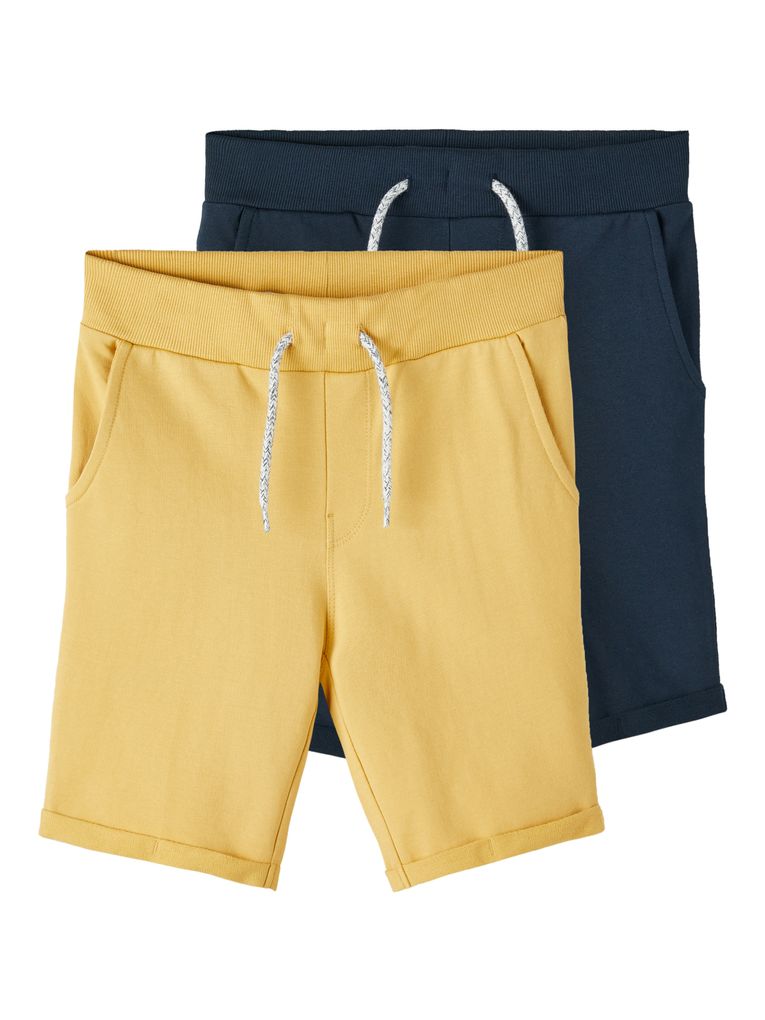 Name it Jungen Sweatshorts 2er Pack NKMVERMO LONG SWE SHORTS