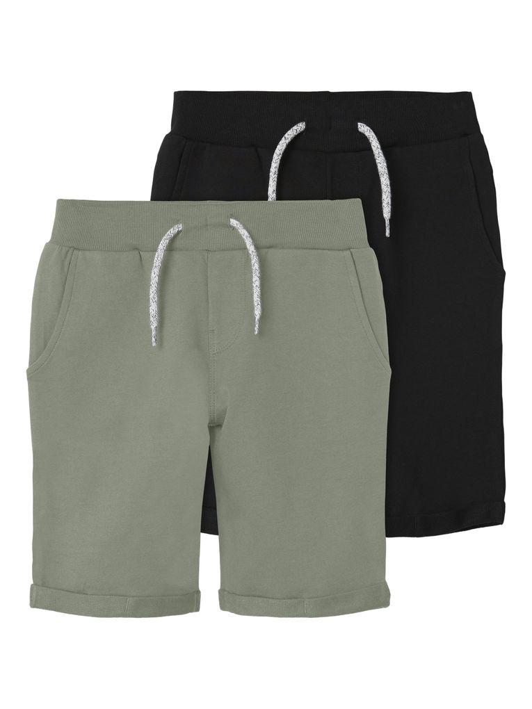 Name it Jungen Sweatshorts 2er Pack NKMVERMO LONG SWE SHORTS