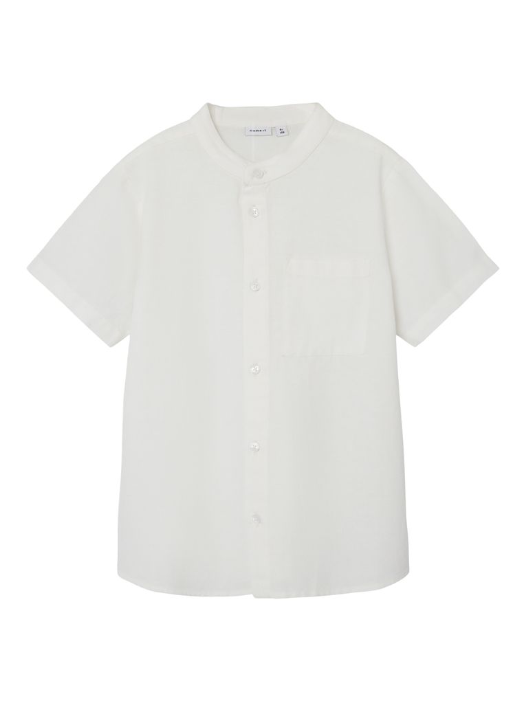 Name it Jungen Leinen Hemd kurzarm NKMFAHER SHIRT F