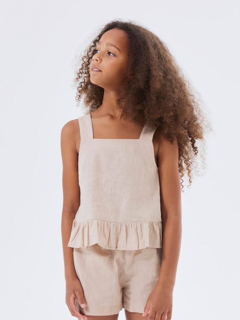Name it Mädchen Trägertop NKFFALINNEN STRAP TOP
