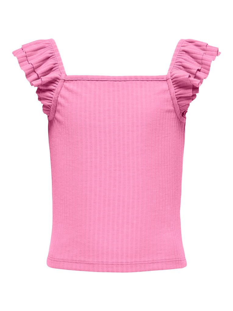 Kids Only Mädchen Rüschen-Top KOGNELLA S/L FRILL STRAP TOP JRS