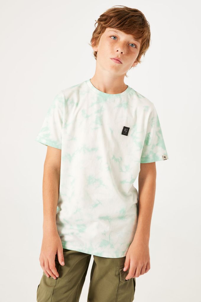 Garcia Jungen T-Shirt Batik-Look