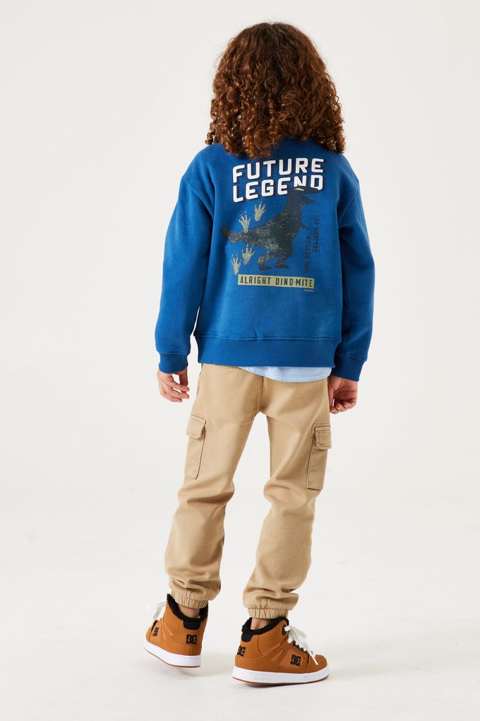 Garcia Jungen Rundhals-Sweatshirt mit Rückenprint