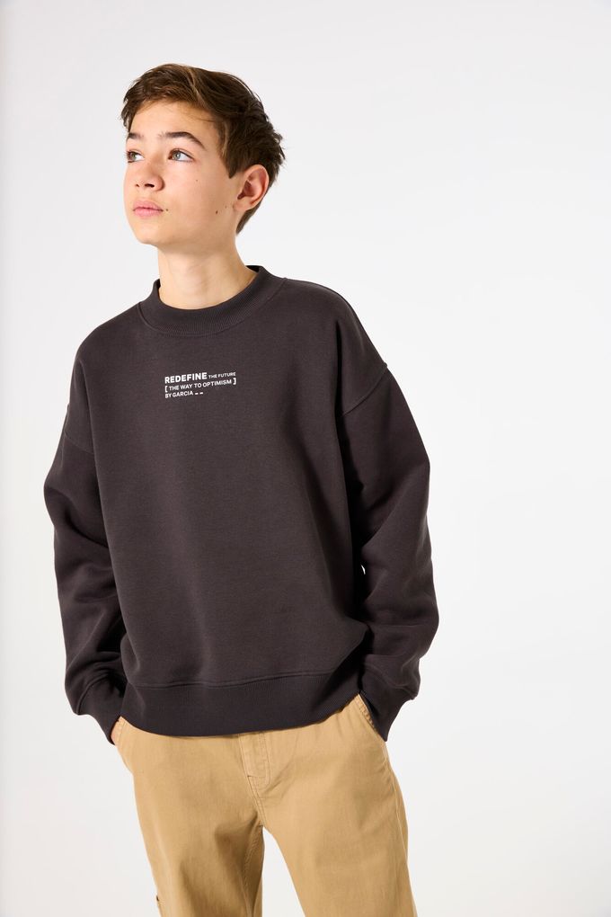 Garcia Jungen O-Neck Sweatshirt mit Rückenprint