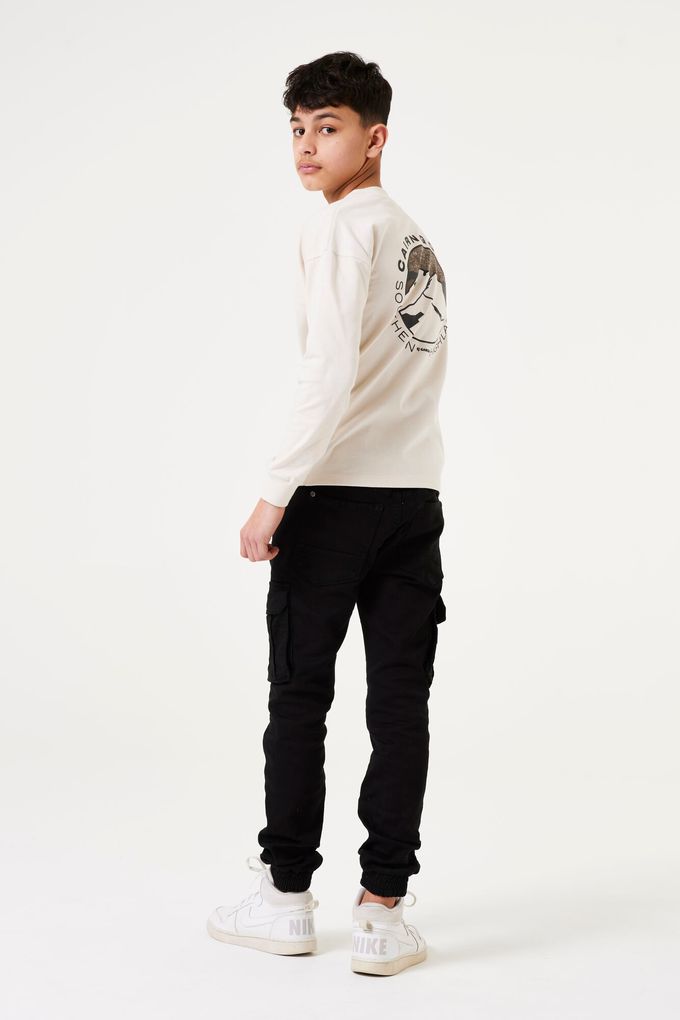 Garcia Jungen Langarmshirt mit Rückenprint