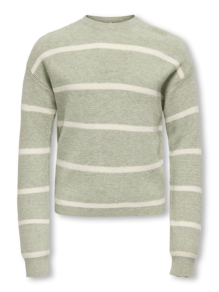 Kids Only Mädchen Pullover KOGFRANCA SHORT L/S STRIPE KNT