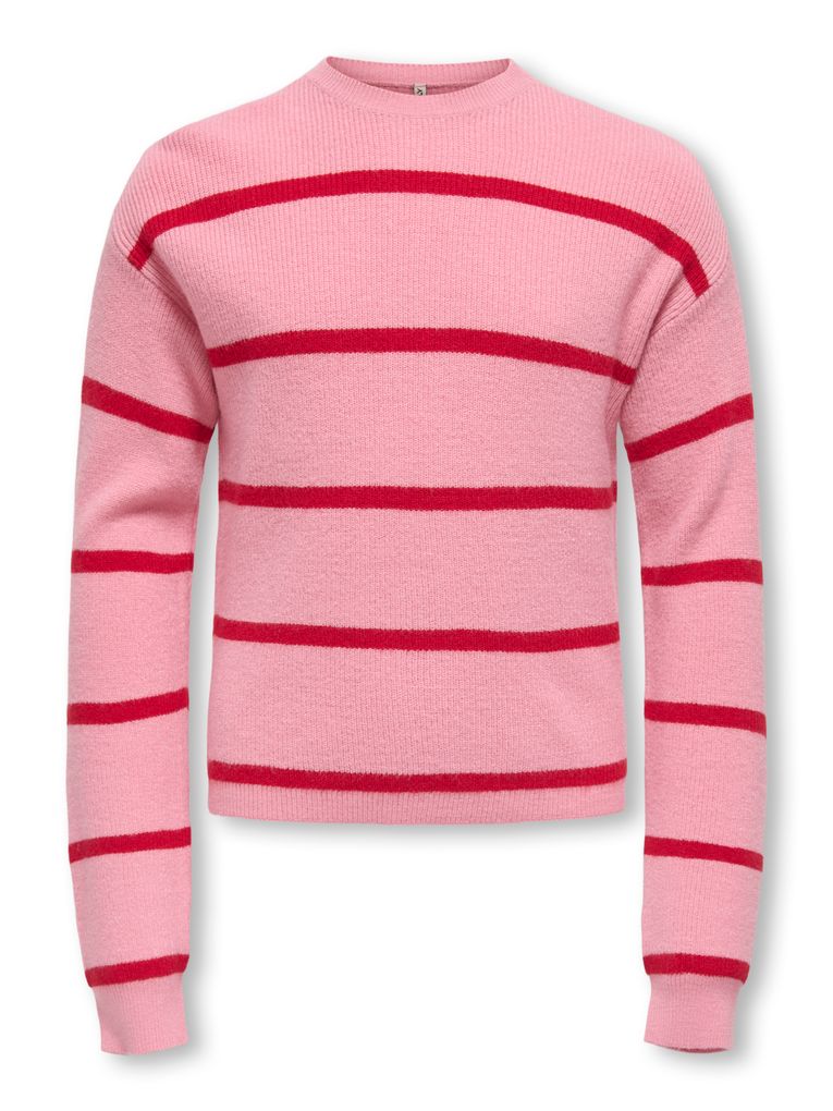 Kids Only Mädchen Pullover KOGFRANCA SHORT L/S STRIPE KNT