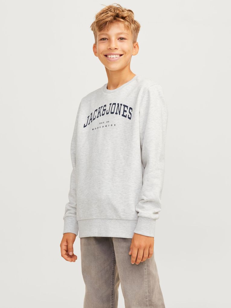 Jack & Jones Jungen Sweatshirt JJECALEB VARSITY SWEAT CREW NECK JNR