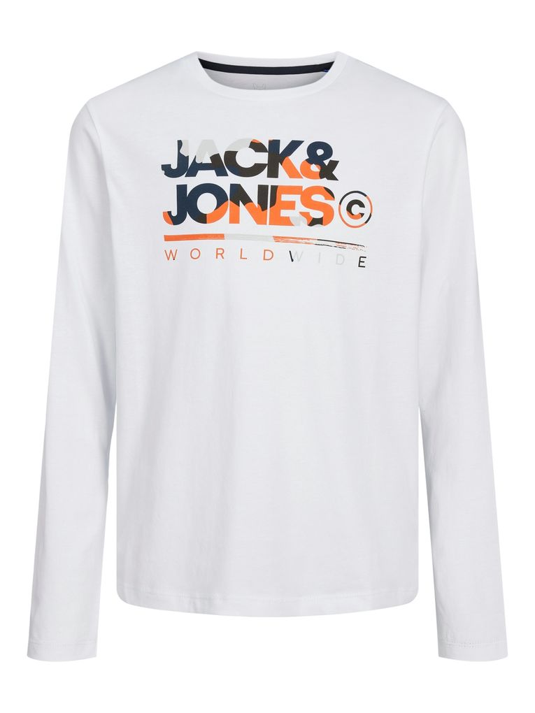 Jack & Jones Jungen Langarmshirt JJLUKE TEE LS CREW NECK MNI