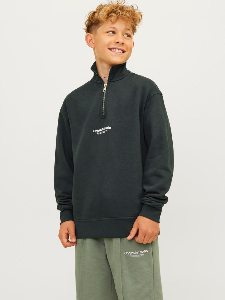 Jack & Jones Jungen Troyer JORVESTERBRO SWEAT QUARTER ZIP JNR