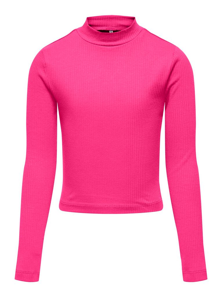 Kids Only Mädchen Langarmshirt KOGLINEA LIFE L/S SHORT TOP JRS
