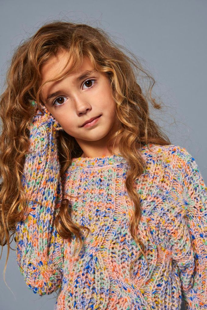 Kids Only Mädchen Pullover KOGLUCA LS O-NECK KNT