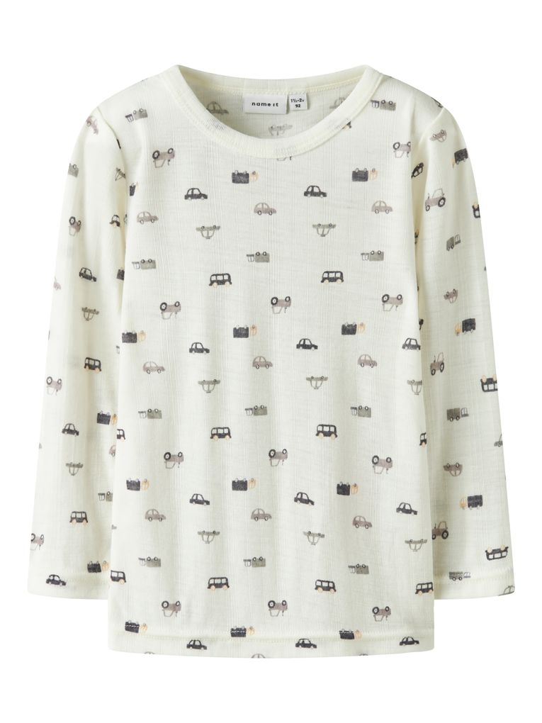 Name it Jungen Langarmshirt Merinowolle NMMWANG WOOL NEEDLE