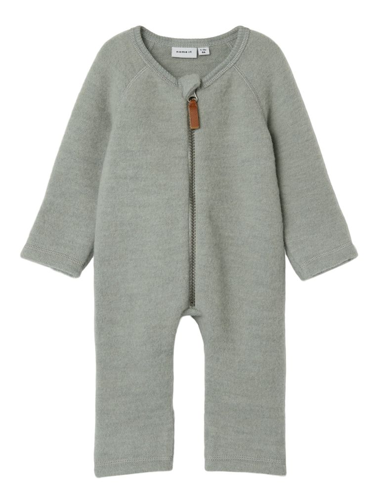 Name it Baby Jungen Wagenanzug Jumpsuit Merinowolle