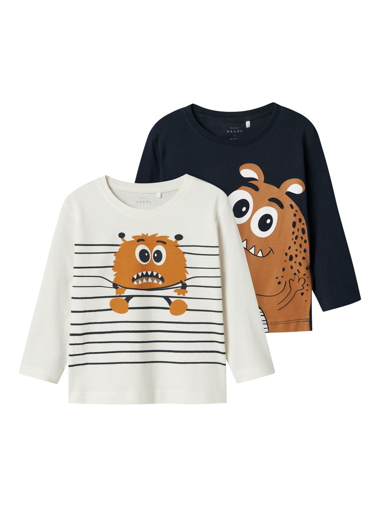 Name it Jungen Longsleeves 2er Pack NMMVILASSE 2P LS NREG TOP