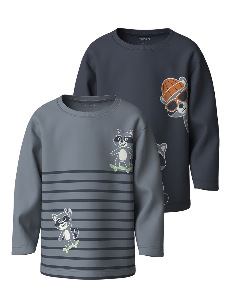 Name it Jungen Longsleeves 2er Pack NMMVILASSE 2P LS NREG TOP