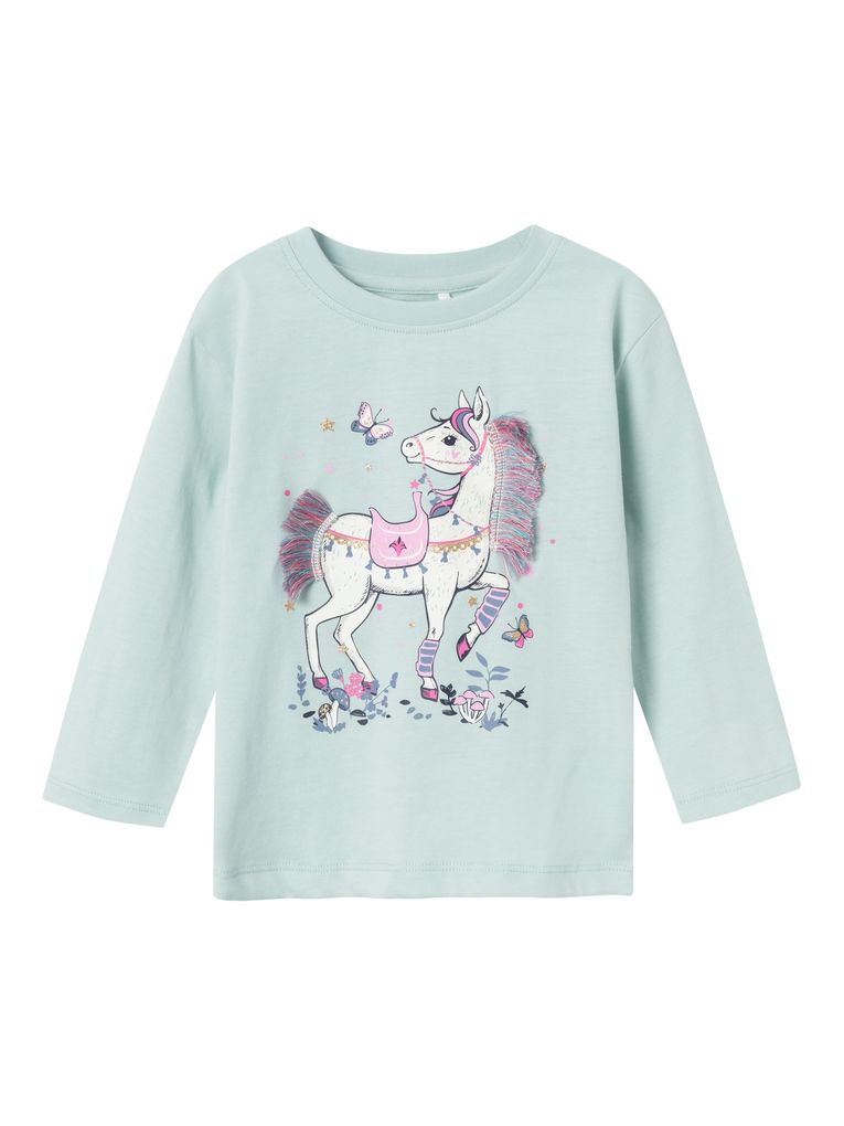 Name it Mädchen Langarmshirt NMFNYDELIG NREG LS TOP