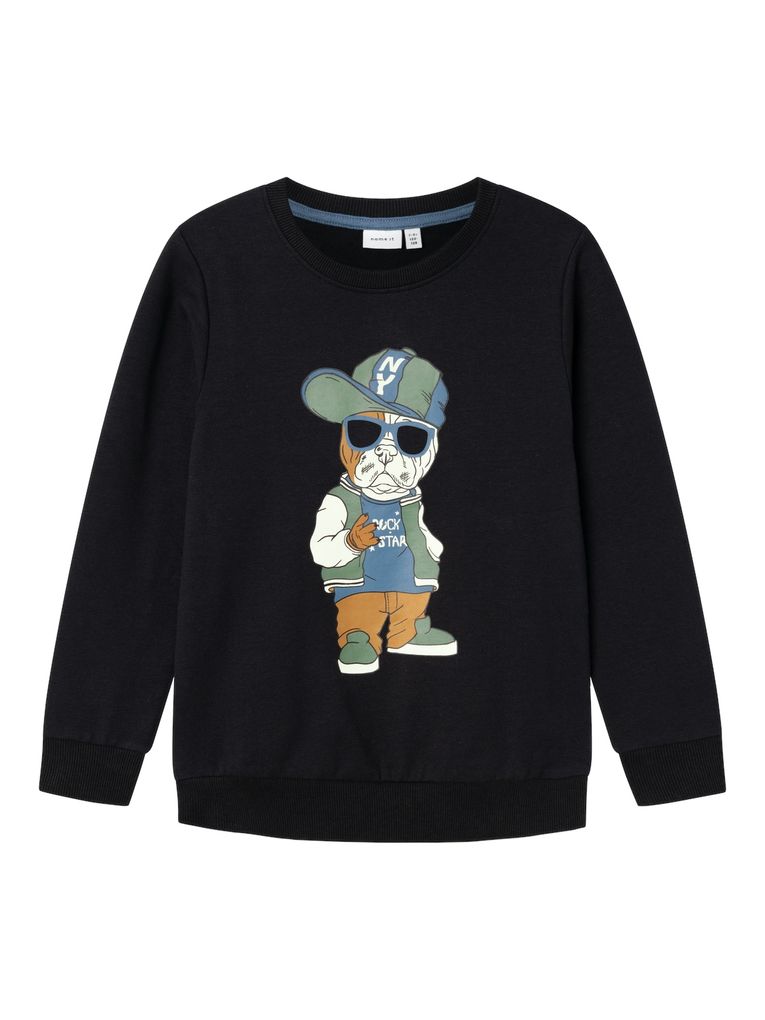 Name it Jungen Sweatshirt NKMOKLOKKEN LS SWEAT BRU