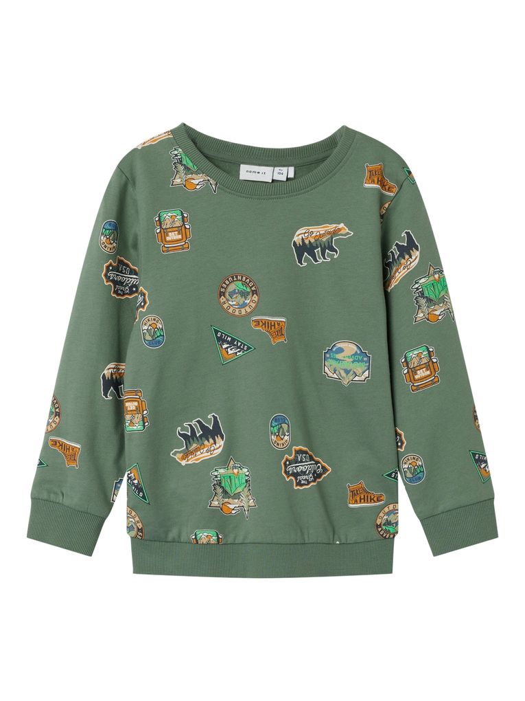 Name it Jungen Sweatshirt NMMNENNO LS SWE BRU
