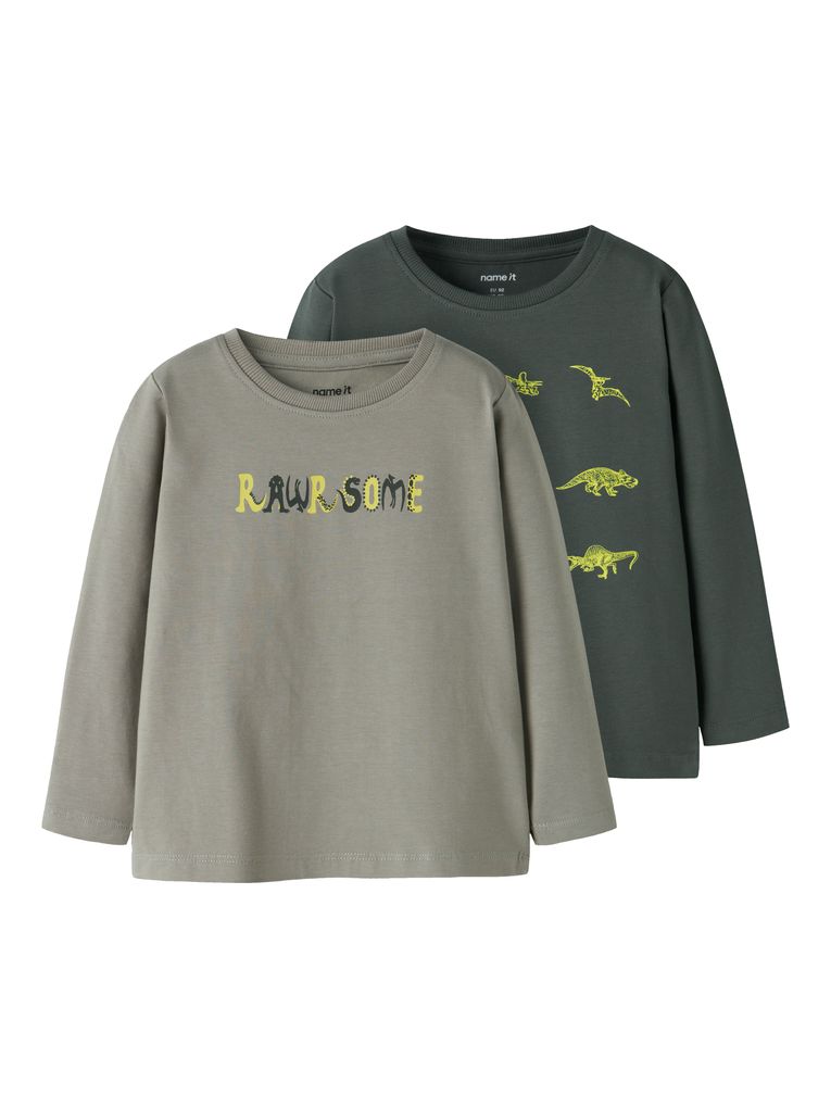 Name it Jungen Langarmshirt 2er Pack NMMVUX 2P LS TOP