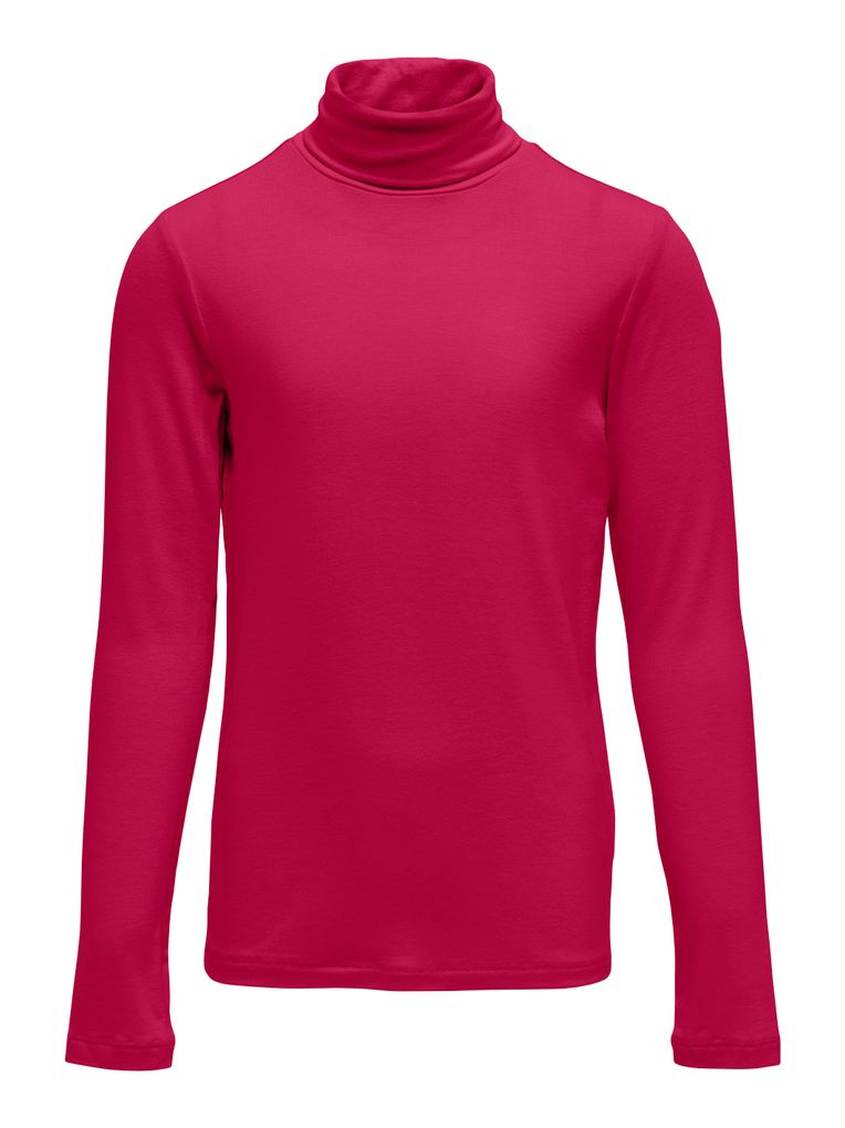 Kids Only Mädchen Langarmshirt KOGLELA LIFE L/S ROLLNECK TOP JRS