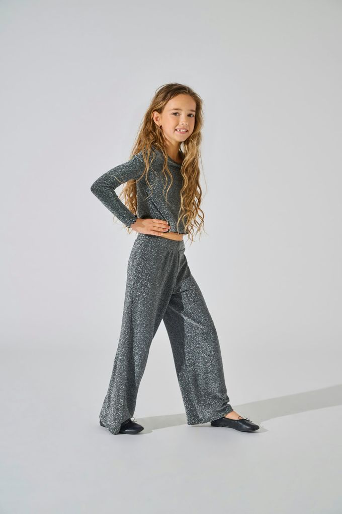 Kids Only Mädchen Langarmshirt KOGQUEEN L/S GLITTER TOP BF