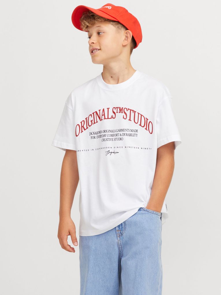 Jack & Jones Jungen T-Shirt JORFREDERIKSBERG MARGATEFRONT