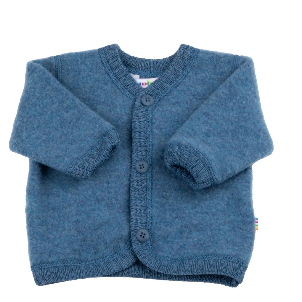 Joha Baby Jungen Mädchen Strickjacke Wollfleece Merinowolle