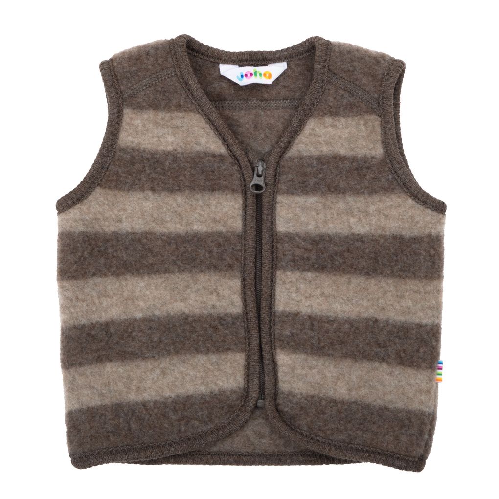 Joha Baby Jungen Mädchen Weste Wollfleece Merinowolle